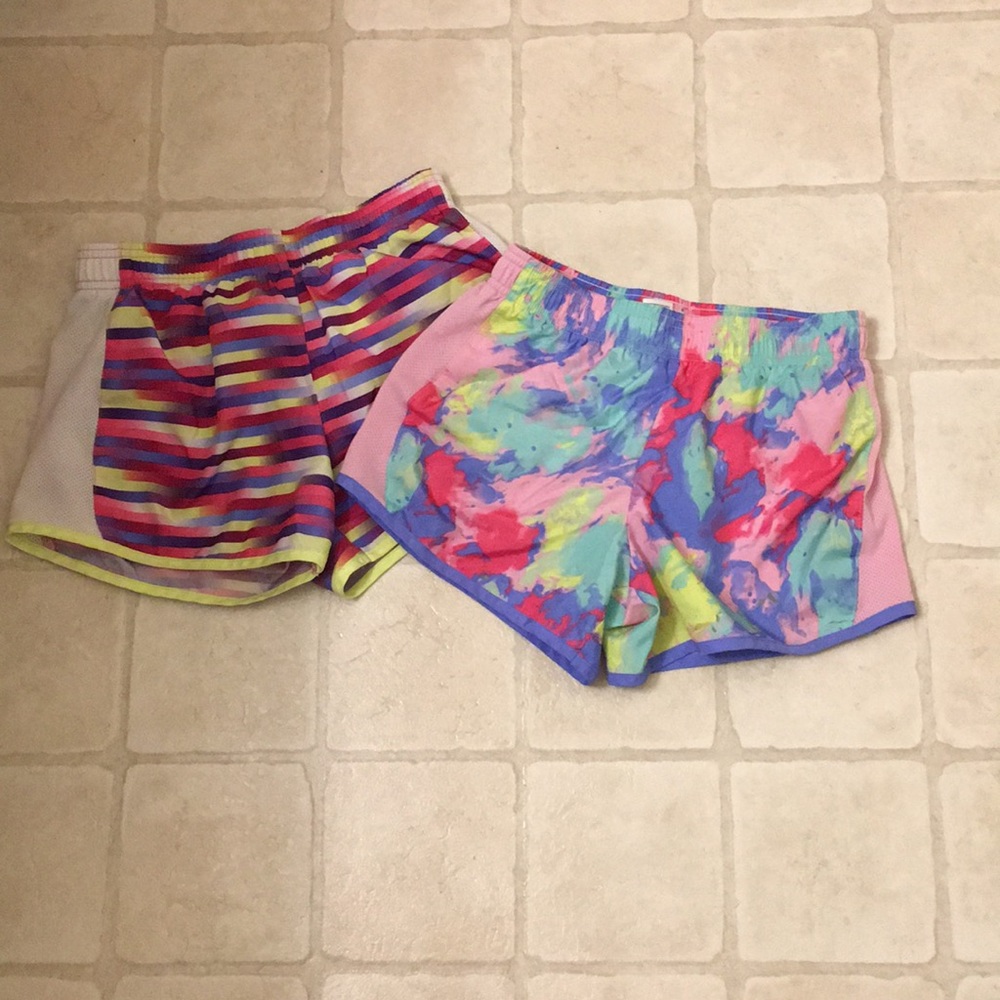 2 pack girls active shorts